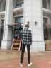 戈凡尔【两条装】春秋季男士休闲裤 潮流时尚商务小直筒修身百搭男裤 Q8-6821黑色+浅灰【80%客户选】 32码【（2尺5）体重125-140斤】 实拍图