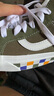 VANS范斯官方 Sk8-Mid Reissue薄荷曼波绿彩色棋盘格印花情侣板鞋 墨绿色 42 实拍图