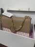 CIGAR KITE轻奢包包女包单肩包女士斜挎包情人节生日礼物纪念三八妇女节礼物 卡其色，送女友老婆包包礼盒装 1 实拍图