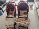 B-BEKO婴儿推车可坐可躺轻便折叠可上飞机0-4岁高景观减震婴儿车新生儿 双胞胎[红色]（3代升级款） 实拍图