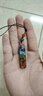 赢夫人（Mrs win）复古创意七彩石吊坠汽车钥匙扣挂件碎石小挂坠手机链简约时尚挂饰 953-3#碎石无事牌2号手机挂绳 A16-110 实拍图
