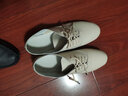 百林猴单鞋女春夏软皮女鞋小皮鞋孕妇防滑妈妈鞋平底女士休闲百搭鞋子 米色 39 实拍图