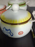 和风四季釉下彩调味罐复古盐罐油罐厨房调料罐调料盒陶瓷辣椒罐猪油罐炖盅 黄色招财猫大号调味罐550ml配勺 实拍图