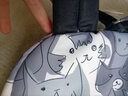 Forever cultivate印花双肩包男女韩版休闲背包校园高中学生书包女书包学生双肩包 顽皮猫升级版-大号 实拍图