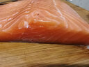 安峰山新疆三文鱼刺身生吃新鲜冰鲜活整条三文鱼中段即食三文鱼片 1斤 尝尝鲜 实拍图