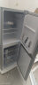 樱花（SAKURA） 冰箱小型迷你小双开门冰箱家用冷藏微冷冻宿舍家用 BCD-118S银色双门(一级能效) 实拍图