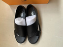 卡帝乐鳄鱼（CARTELO）夏季真皮凉鞋男头层牛皮凉皮鞋透气一脚蹬沙滩凉拖鞋9280 黑色 41 实拍图