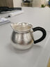 铸荣堂 纯银公道杯手工分茶器足银999茶海防烫隔热手柄功夫茶具配件 大号锤纹公道杯 实拍图
