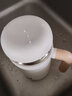 造物集保温杯高颜值水杯带手柄情侣送礼茶水分离刻字不锈钢水杯男士泡茶 联名白色小慧+小悟460ml情侣款 实拍图