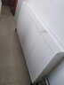 自由猴实木餐边柜超薄岩板极窄简约轻奢厨房靠墙茶水收纳储物柜 160*15*88cm/Enf级/雅白+鱼肚白岩板 实拍图