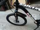 铠美尔自行车成人男女山地车 儿童中学生双碟刹变速非公路车单车 铝合金【辐条轮】黑蓝色 26寸21速高配【适合160-185CM】 实拍图