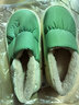 恋家拖鞋女厚底踩屎感保暖家居室内防滑情侣棉拖鞋男士简约防水ins软 浅草绿 38-39 (250mm) 适合37-38脚穿 实拍图