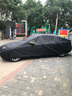 牧安 专用于宝马3系车衣5系车罩7系x1x3x4x5x6 320li防晒防雨牛津布车套隔热遮阳夏季 黑色加绒款 实拍图