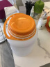 佳叶食品级加厚塑料桶带盖水桶酵素桶发酵桶大号密封桶酿酒桶家用储水 4L-白色（配内盖） 实拍图