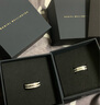 丹尼尔惠灵顿（DanielWellington）dw戒指女 珐琅双色情侣对戒 表白圣诞礼物送女友男生礼物 54号DW00400049 银色 实拍图