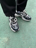 茵宝（Umbro）[罗一舟同款]官方飞船鞋复古休闲鞋男鞋运动鞋厚底女鞋 黑色/烟灰（男女同款） 40 实拍图