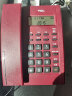 TCL 电话机座机 固定电话 办公家用 双接口 来电显示 时尚简约 HCD868(79)TSD经典版(枣红色) 实拍图