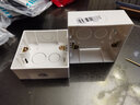 公牛（BULL）开关插座墙壁面板 家用预埋底盒暗盒电线暗装布线盒 内嵌式接线盒 86型明装明线底盒 官方通用阻燃加厚电工专用底盒 实拍图