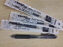 派通（Pentel）速干中性笔BLN-105中性笔针管式0.5按动彩色顺滑速干防滑水笔签字笔学生用刷题考试黑笔bln105笔芯 【组合】黑色+3支黑芯 0.5mm 实拍图