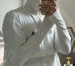 adidas「冰淇淋防晒衣」凉感UPF 50+轻薄防晒服女阿迪达斯轻运动   白色/香草冰(推荐选大一码)   XS 实拍图
