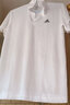 阿迪达斯（adidas）POLO衫男装 夏季新款运动服网球服休闲半袖速干透气短袖T恤男 HR8729/梭织/白色/主图款 M 实拍图