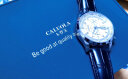 卡罗莱（CALUOLA）全自动机械表手表运动男表防水多功能时尚真皮带精钢带夜光腕表 白面皮带 CA1069 实拍图