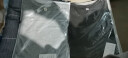 马莱华斯 纯棉男士短袖t恤内搭宽松衣服夏季潮流百搭纯色半袖体恤ins大码男装 深灰 4XL（165-180斤） 实拍图