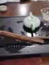 豪祥茶道六君子套装陶瓷功夫茶具用品配件6君子大全泡茶工具茶夹勺刀 绿釉千里江山茶道桶+茶刮 实拍图