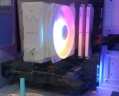 九州风神（DEEPCOOL）玄冰400幻彩版 电脑CPU散热器（支持AM5/4热管/智能温控/幻彩/12CM风扇/带硅脂） 实拍图