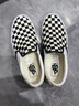 VANS范斯官方 经典款Slip-On黑白棋盘格经典一脚蹬鞋帆布鞋低帮 黑白棋盘格 40.5 实拍图