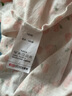 红豆女童睡裙纯棉春夏季薄款家居服儿童短袖套头睡衣A类Q3306白色150 实拍图