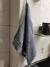 金号纯棉毛巾 A类全棉面巾 加厚吸水洗脸巾 单条礼盒装 灰色 实拍图