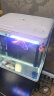技研精工（JIYJNJINGGONG）鱼缸客厅小型家用带增氧桌面超白玻璃过滤免换水生态懒人鱼缸400 晒单实拍图