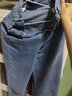 真维斯（Jeanswest）女装牛仔裤子时尚港风2025春夏季新款显瘦直筒裤休闲百搭长裤GYP B雾霾蓝8520（直筒九分） 版型偏大建议拍小一码 25 实拍图