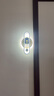 飞稳 led壁灯轻奢现代简约客厅背景墙壁灯北欧设计师网红卧室床头壁灯 P335金_三色调光24W【力荐款】 实拍图