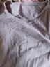 好波秋衣秋裤女男薄款棉秋衣红内衣套装情侣女打底内衣女套装HLL2111 女款-灰紫 L （女165或男175） 实拍图