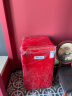 小吉（MINIJ）迷你复古小型冰箱单门冷冻冷藏一体母婴节能冰箱小型家用小冰箱客厅冰箱礼物BC-121CR 实拍图