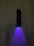 DARKNESS BEAM紫光灯手电筒 LED紫外线灯荧光剂检测验钞笔板材玉石猫藓UV胶固化 升级款-调焦395nm-送电池 实拍图