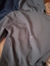 伯希和（Pelliot）软壳衣男女加绒保暖外套秋冬户外透气防风防泼水抓绒休闲连帽夹克 男深灰色 S 实拍图