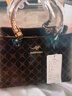 雪爱袋鼠女士手提包中老年妈妈包包女包2026新款斜挎包送妈妈高档生日礼物 古铜菱格[钱包+礼盒] 实拍图