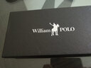 WILLIAMPOLO保罗钱包头层牛皮男士 钱包男款长款手包长款皮夹 黑色 实拍图