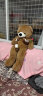 乐怡萱毛绒玩具泰迪熊大熊猫公仔布娃娃熊玩偶抱抱枕熊送女友情人节礼物 深棕色LOVE 1.2米（+玫瑰花） 晒单实拍图