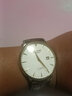 KASSAW卡梭名表  瑞士认证手表男士大表盘进口机芯机械表男女情侣手表 间金白面（带鉴定证书）皮带男款 实拍图