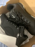 乔丹QIAODAN男鞋球鞋2025毒液皮面防水低帮篮球鞋缓震防滑运动鞋 黑色/白色 42 实拍图