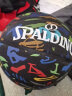 斯伯丁（SPALDING）篮球涂鸦lanqiu室内外通用耐磨防滑橡胶训练街头篮球 7号 84-610Y胶篮 篮球 晒单实拍图