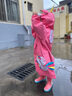lemonkid儿童雨鞋男女童防滑水鞋小孩学生高筒雨靴 贝莉魔法独角兽 24码 实拍图