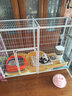 憨憨宠 猫笼 大号方管猫笼子家用带厕所猫屋猫舍猫别墅繁殖笼幼猫成猫笼 白色 三层双列142*54*100cm【大空间可盛放多只成猫】 实拍图