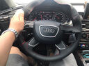 奥迈尔适用于奥迪A6L方向盘套真皮翻毛手缝A4L/A3/Q5L/Q3/Q7/A5/A7S8TT牛皮 NAPPA牛皮两侧打孔+红色线 实拍图