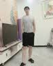 必行（bisual）男士纯棉短袖t恤运动打底衫男无痕内衣V领紧身背心透气吸汗衫男 背心（银灰+白色） XL (175) 适合（120-140斤） 实拍图