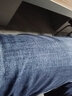 法蒙泽【2条装】牛仔裤男春秋季宽松直筒长裤子男夏冬季加大码休闲裤子 009蓝色+008蓝色(常规款) 38 (2尺9适合180-200斤) 实拍图